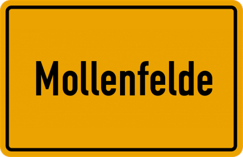 Ortsschild Mollenfelde