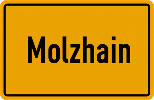 Ortsschild Molzhain