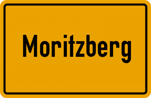Ortsschild Moritzberg