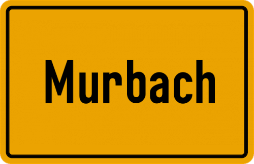 Ortsschild Murbach
