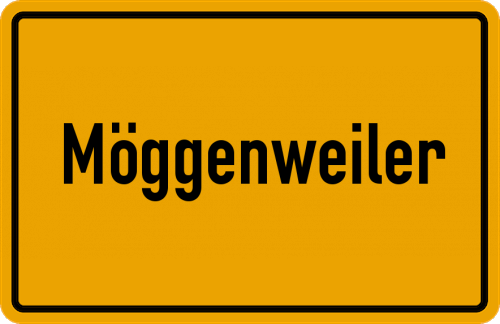 Ortsschild Möggenweiler