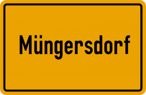 Ortsschild Müngersdorf