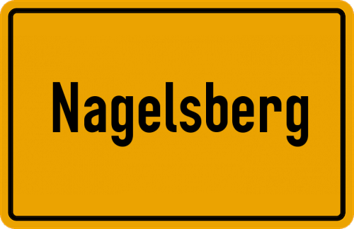 Ortsschild Nagelsberg