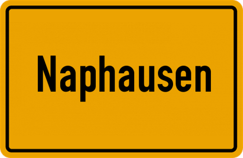Ortsschild Naphausen