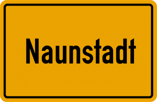 Ortsschild Naunstadt