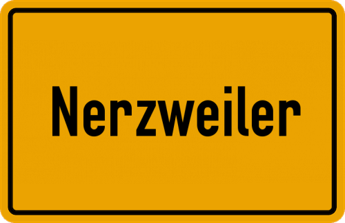 Ortsschild Nerzweiler