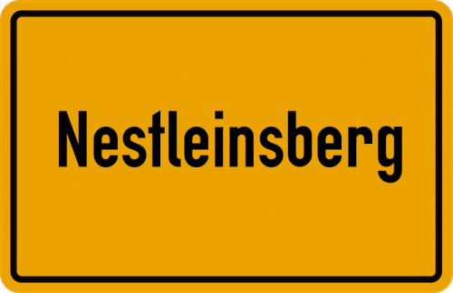 Ortsschild Nestleinsberg