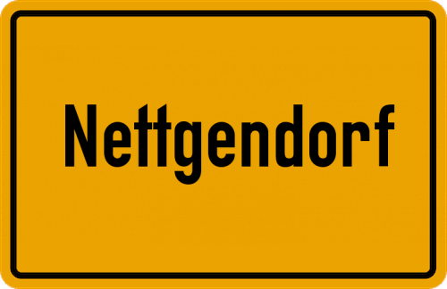 Ortsschild Nettgendorf