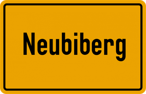 Ortsschild Neubiberg