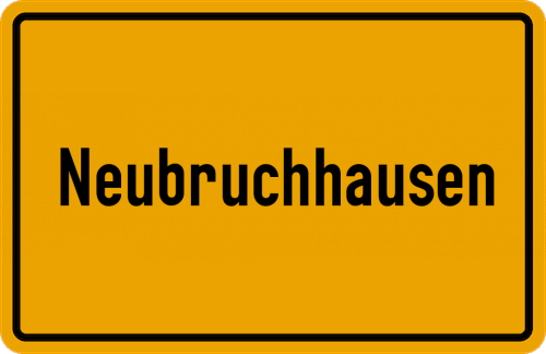 Ortsschild Neubruchhausen