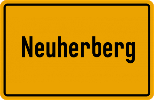 Ortsschild Neuherberg