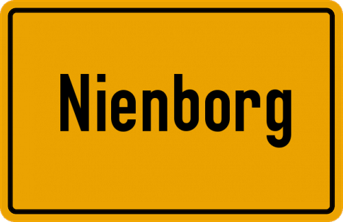 Ortsschild Nienborg