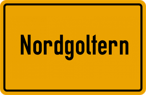 Ortsschild Nordgoltern