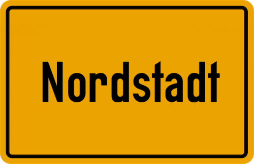Ortsschild Nordstadt
