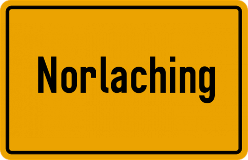 Ortsschild Norlaching, Vils