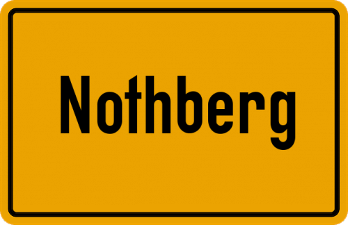 Ortsschild Nothberg