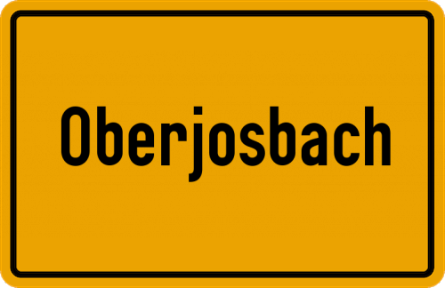 Ortsschild Oberjosbach