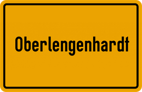 Ortsschild Oberlengenhardt