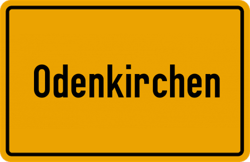 Ortsschild Odenkirchen