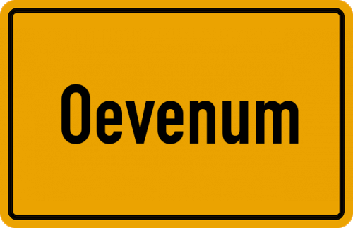Ortsschild Oevenum