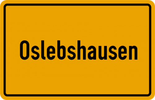 Ortsschild Oslebshausen