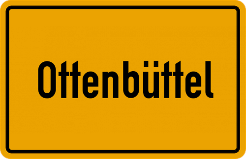 Ortsschild Ottenbüttel