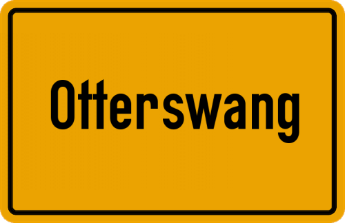 Ortsschild Otterswang