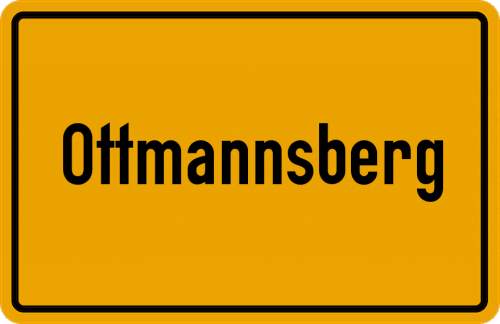 Ortsschild Ottmannsberg