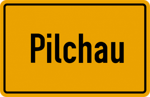 Ortsschild Pilchau