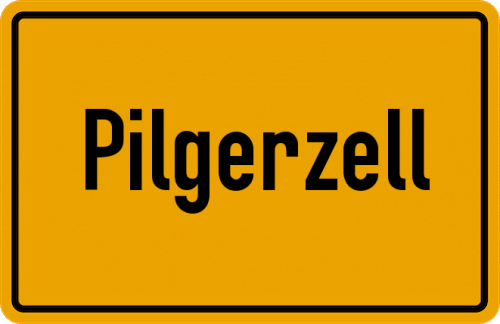 Ortsschild Pilgerzell
