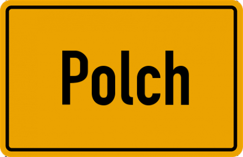 Ortsschild Polch