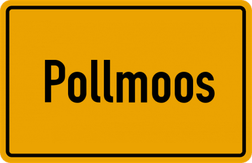 Ortsschild Pollmoos