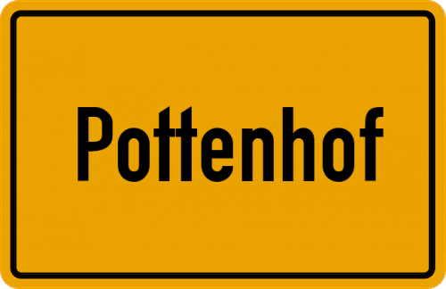 Ortsschild Pottenhof