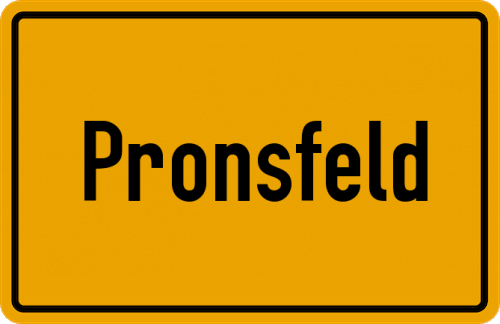 Ortsschild Pronsfeld