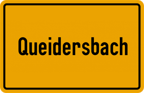 Ortsschild Queidersbach