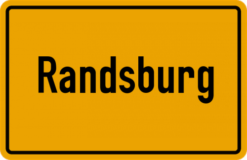 Ortsschild Randsburg