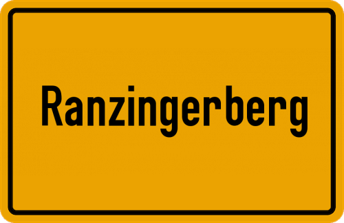 Ortsschild Ranzingerberg