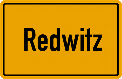 Ortsschild Redwitz