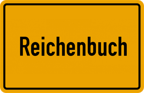 Ortsschild Reichenbuch