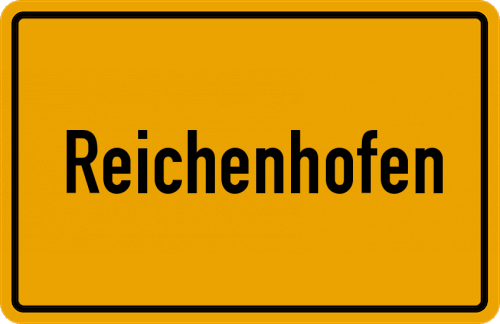 Ortsschild Reichenhofen