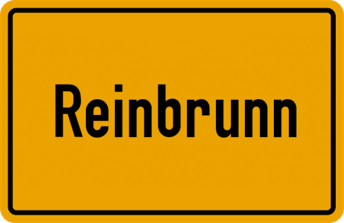 Ortsschild Reinbrunn