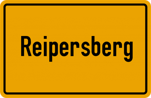 Ortsschild Reipersberg