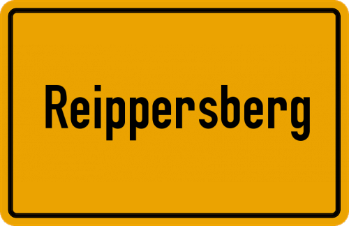 Ortsschild Reippersberg