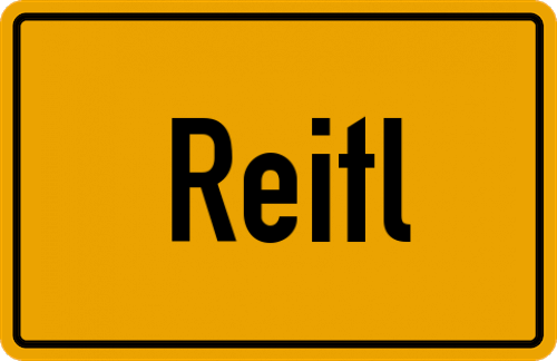 Ortsschild Reitl