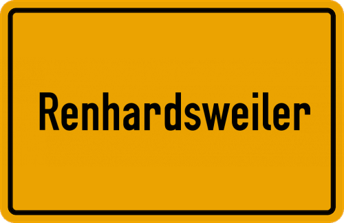 Ortsschild Renhardsweiler