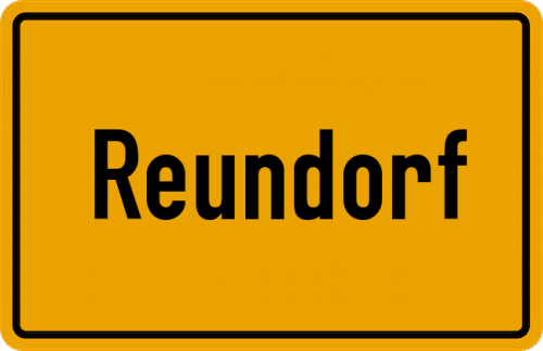 Ortsschild Reundorf