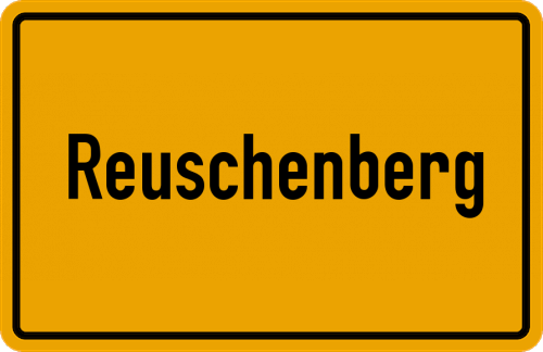 Ortsschild Reuschenberg