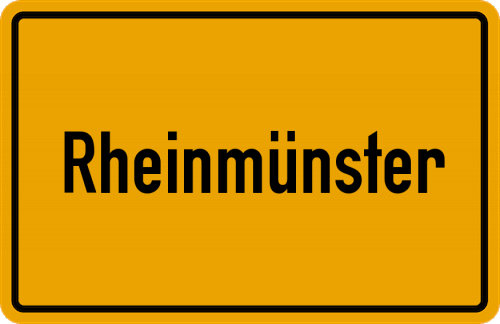 Ortsschild Rheinmünster