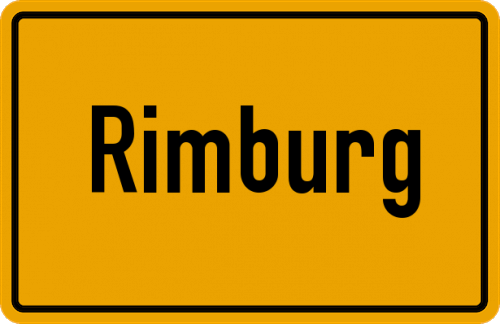 Ortsschild Rimburg