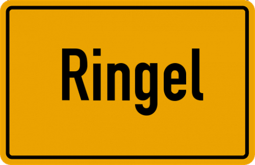 Ortsschild Ringel
